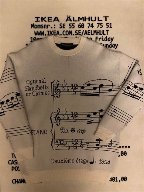 louis vuitton sheet music sweater|Louis Vuitton sweaters.